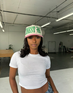 Phinest (K’s) Hat with Pink Brim