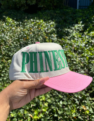 Phinest (K’s) Hat with Pink Brim